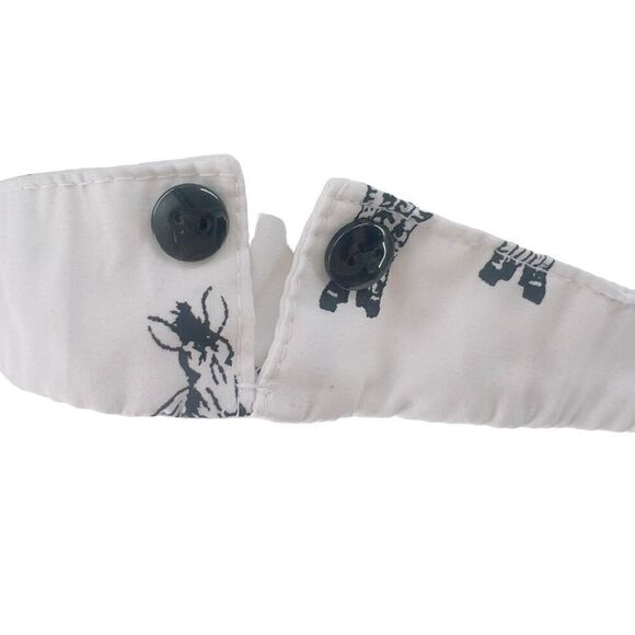 Rebecca malone zebra print short sleeve button up - Picture 5 of 9